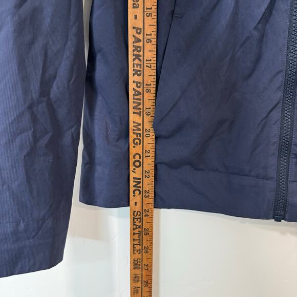 Lululemon Kicking Asphalt Jacket Coat Full Zip Blue 2 Vented Hooded - Picture 5 of 8